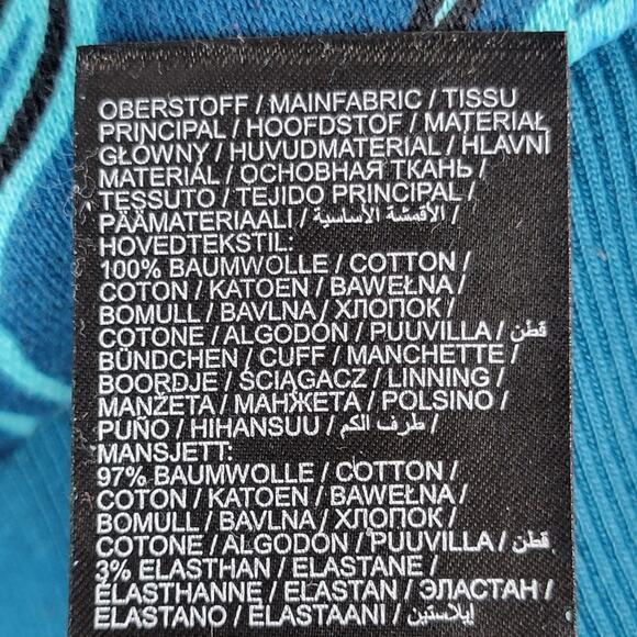 Ulla Popken Plus Size 20 22 Sweatshirts Teal Sequins Floral Oversize Top Casual - Picture 9 of 11